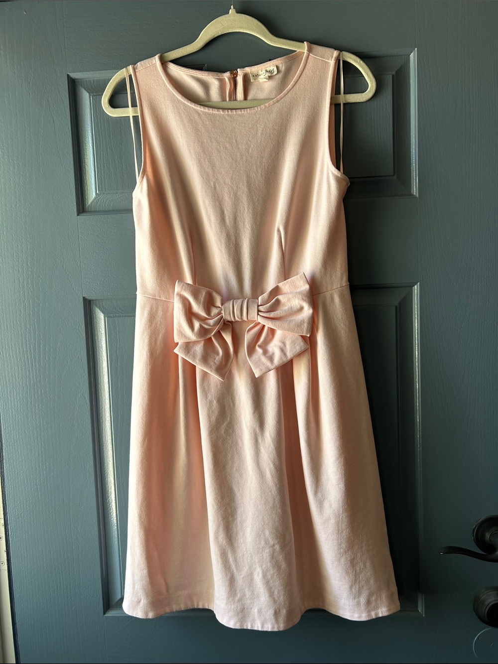 Maison Jules Women’s Sleeveless Bow Waist Dress - Blush Pink